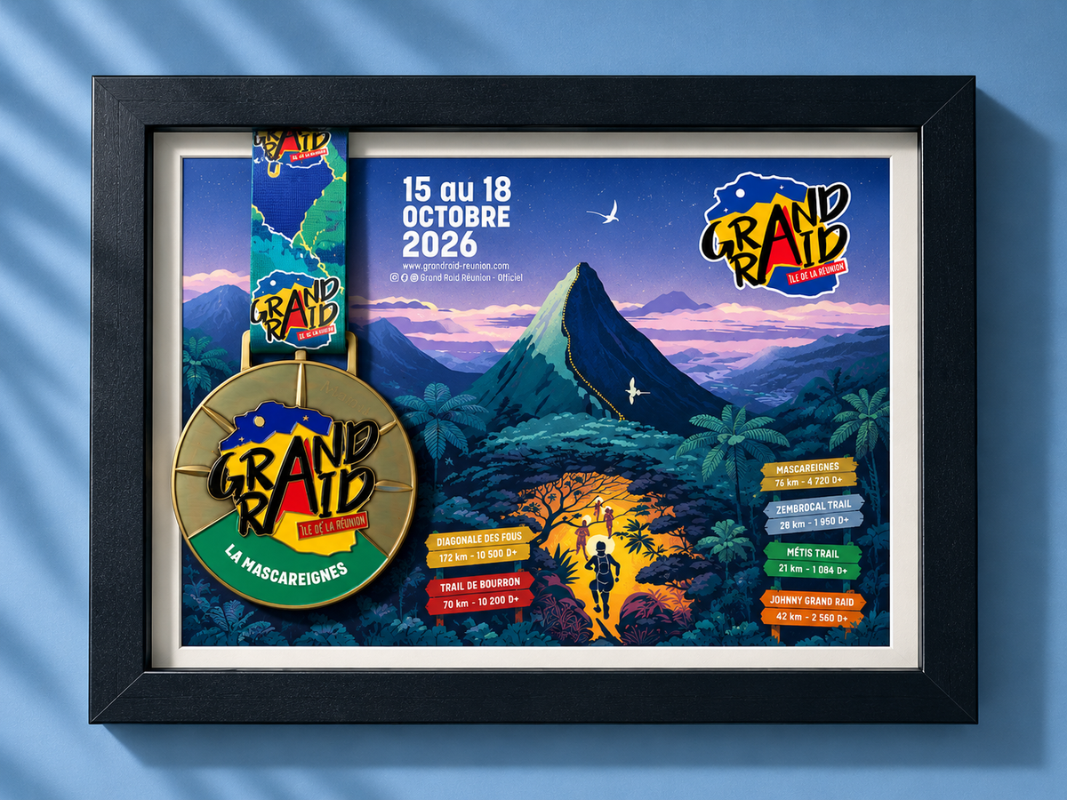 Cadre médaille - Affiche 20x15cm
