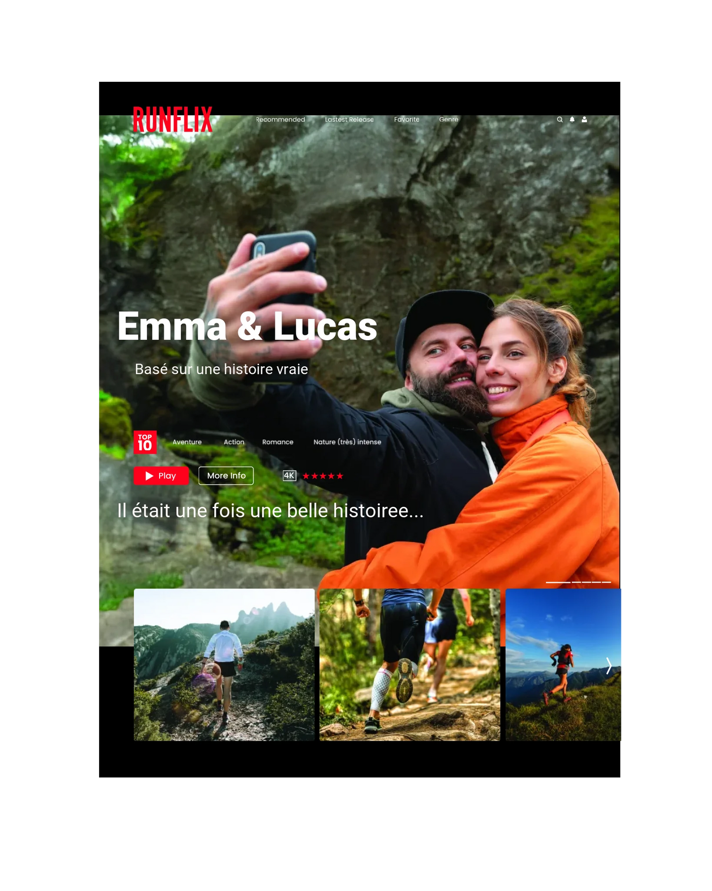 Cadre 30x40cm RUNFLIX