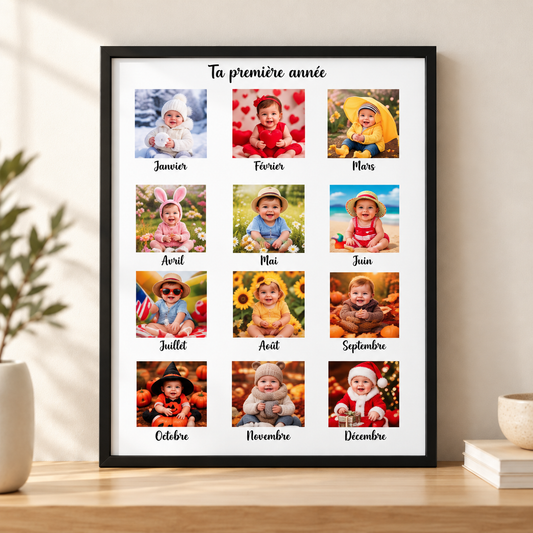 Cadre 30x40cm pèle mèle souvenirs