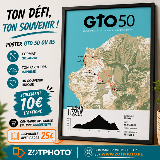 Cadre parcours personnalisé courses GTO