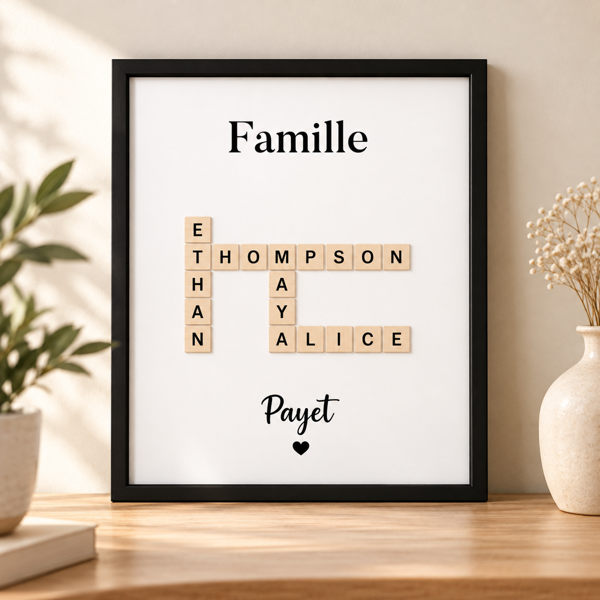 Cadre scrabble