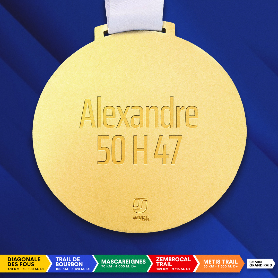Exemple de Gravure Médaille Course